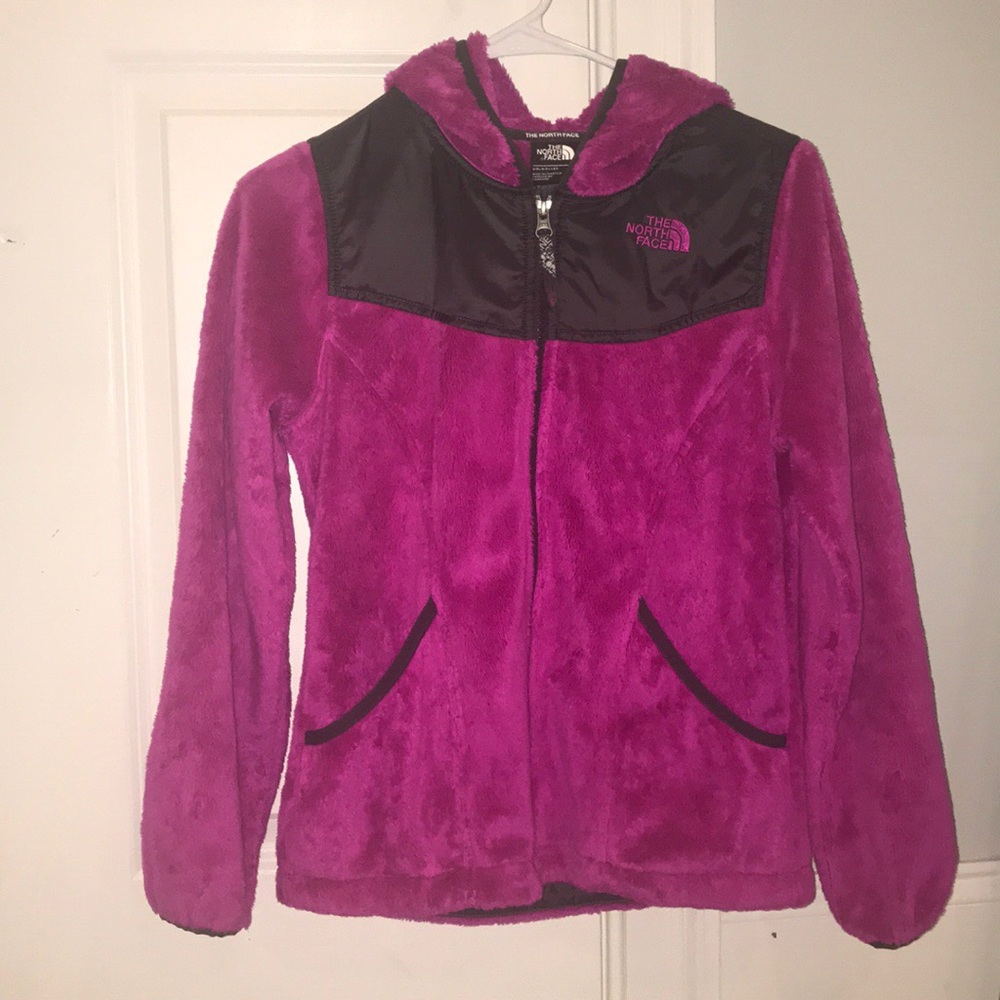 Girls north face fleece jacket